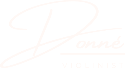 Donne Violinist white logo